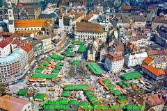 Grüner Viktualienmarkt